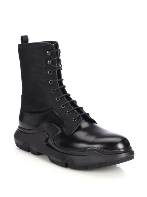 black mens prada boots|nylon prada boots women.